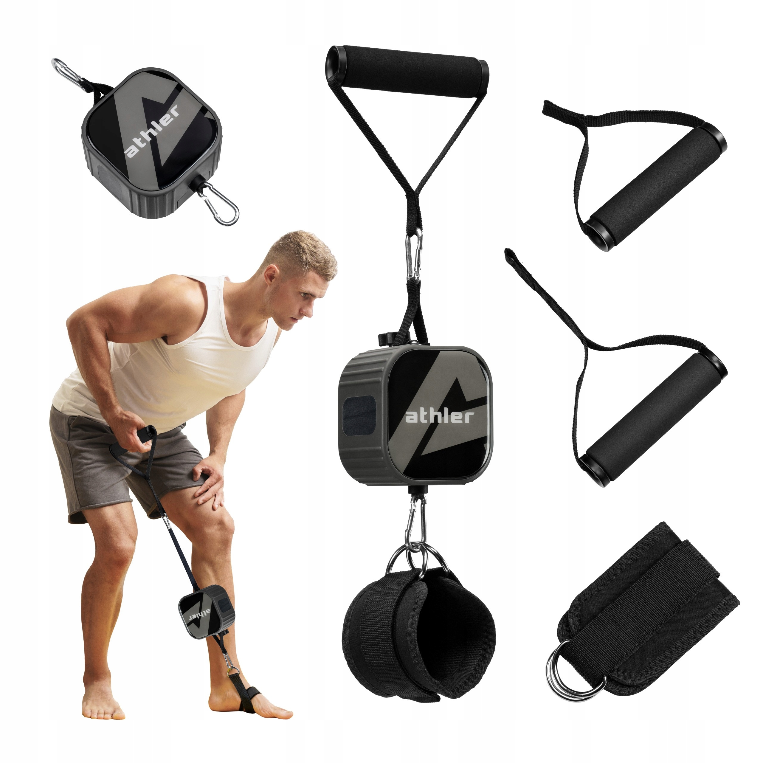 Kostka multifunkcyjna Wyciąg Athler Agile 10 Kompaktowa do ćwiczeń