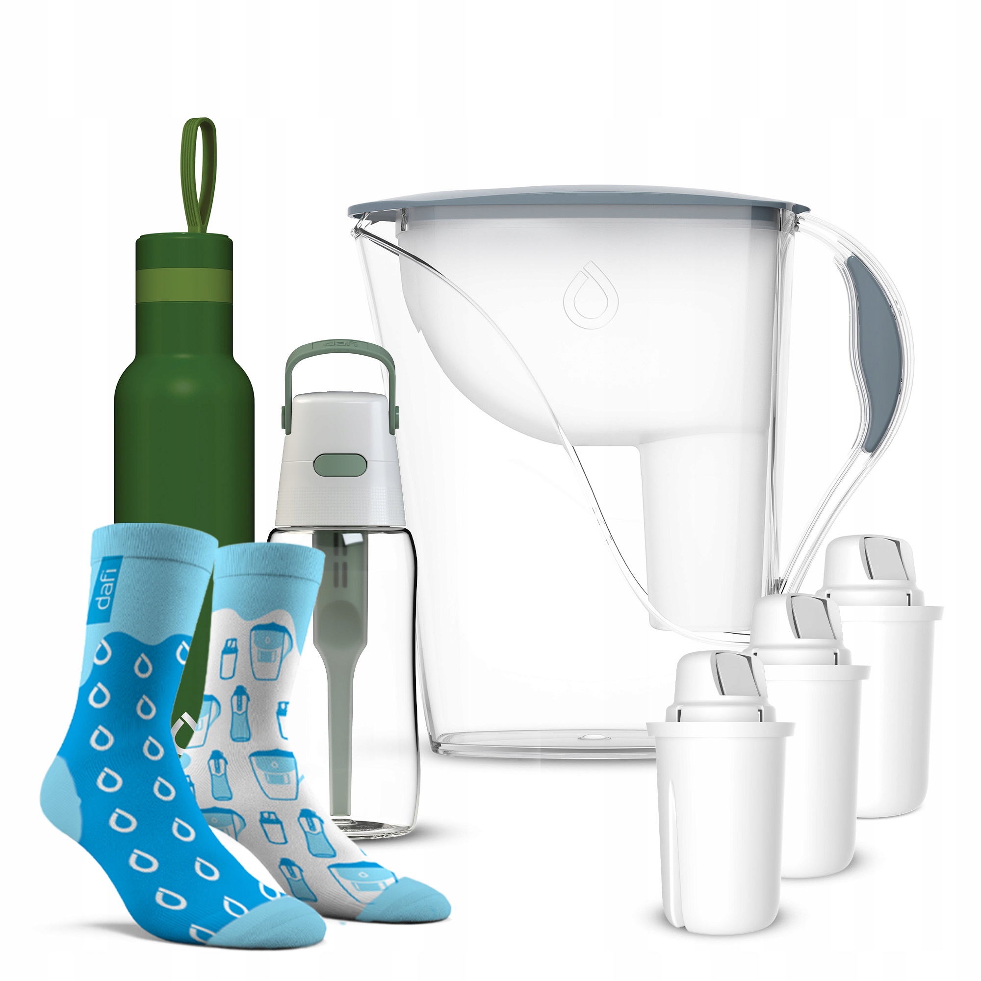 Sada Dafi S8 Termoláhev Džbán Láhev Dárek Ponožky