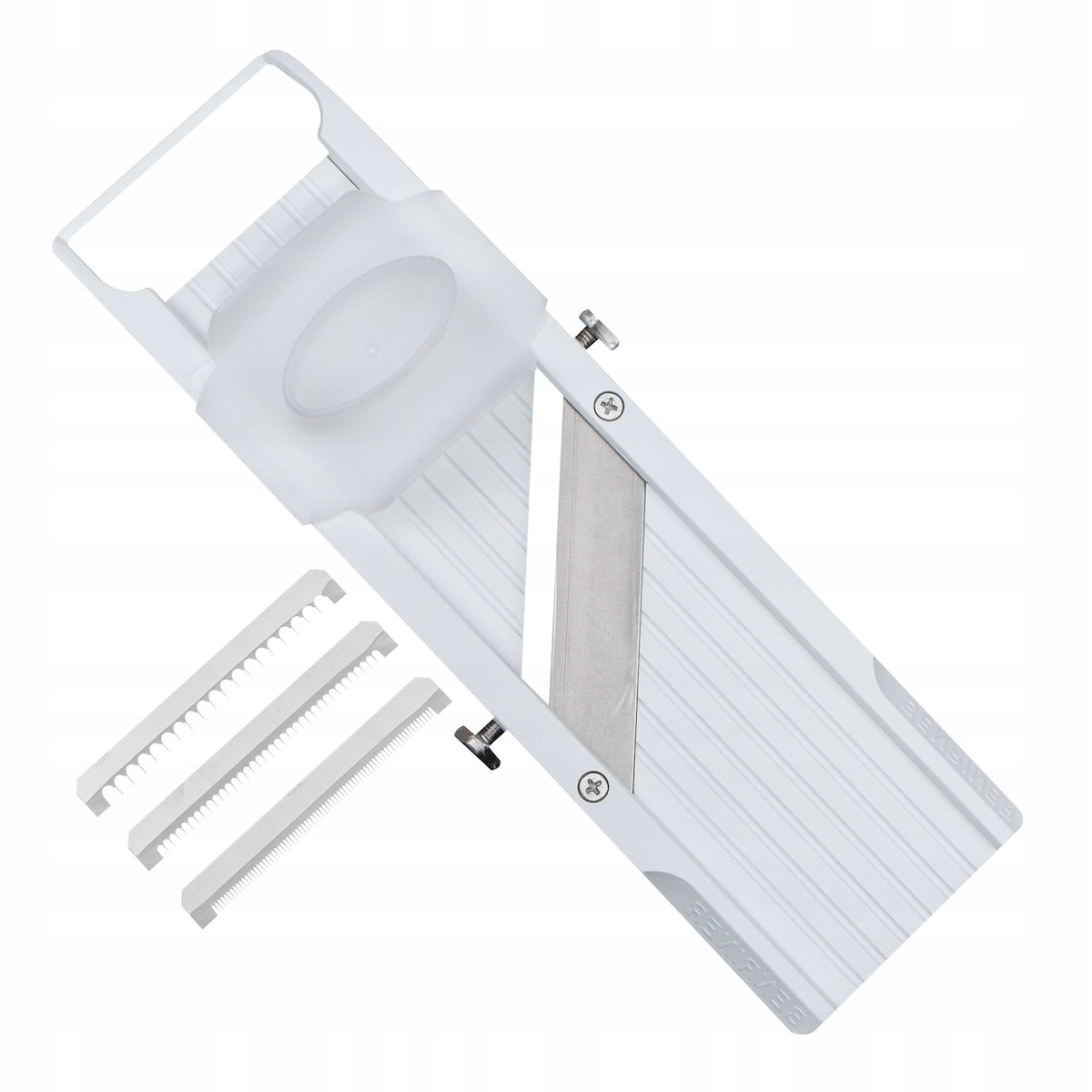 Benriner Classic Japonská ostrá mandolína na zeleninu 64 mm 6,4 cm biela