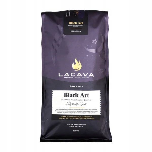 Kawa ziarnista Arabica LaCava Black Art espresso 1000 g