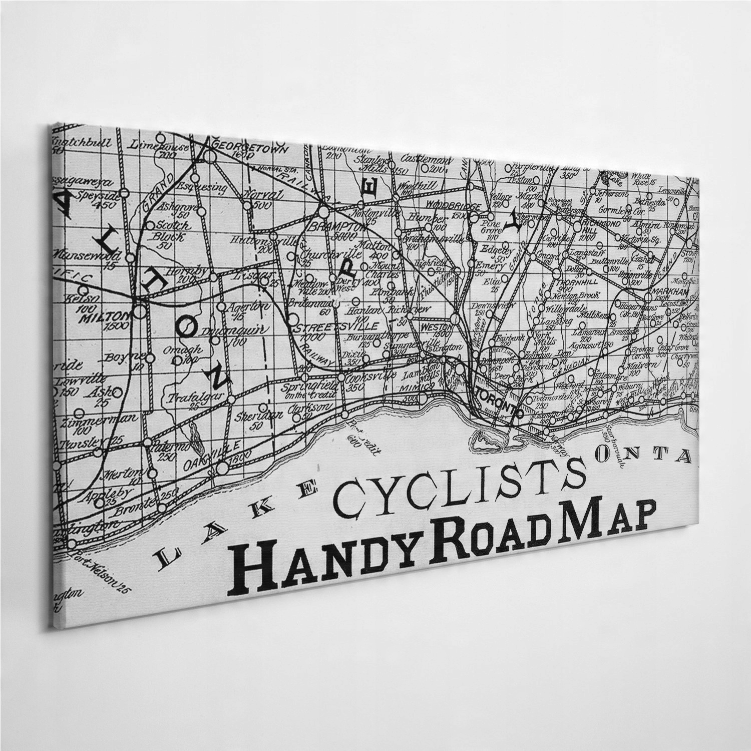 

Fotoobraz z zdjęciem Mapa Toronto Vintage 120x60