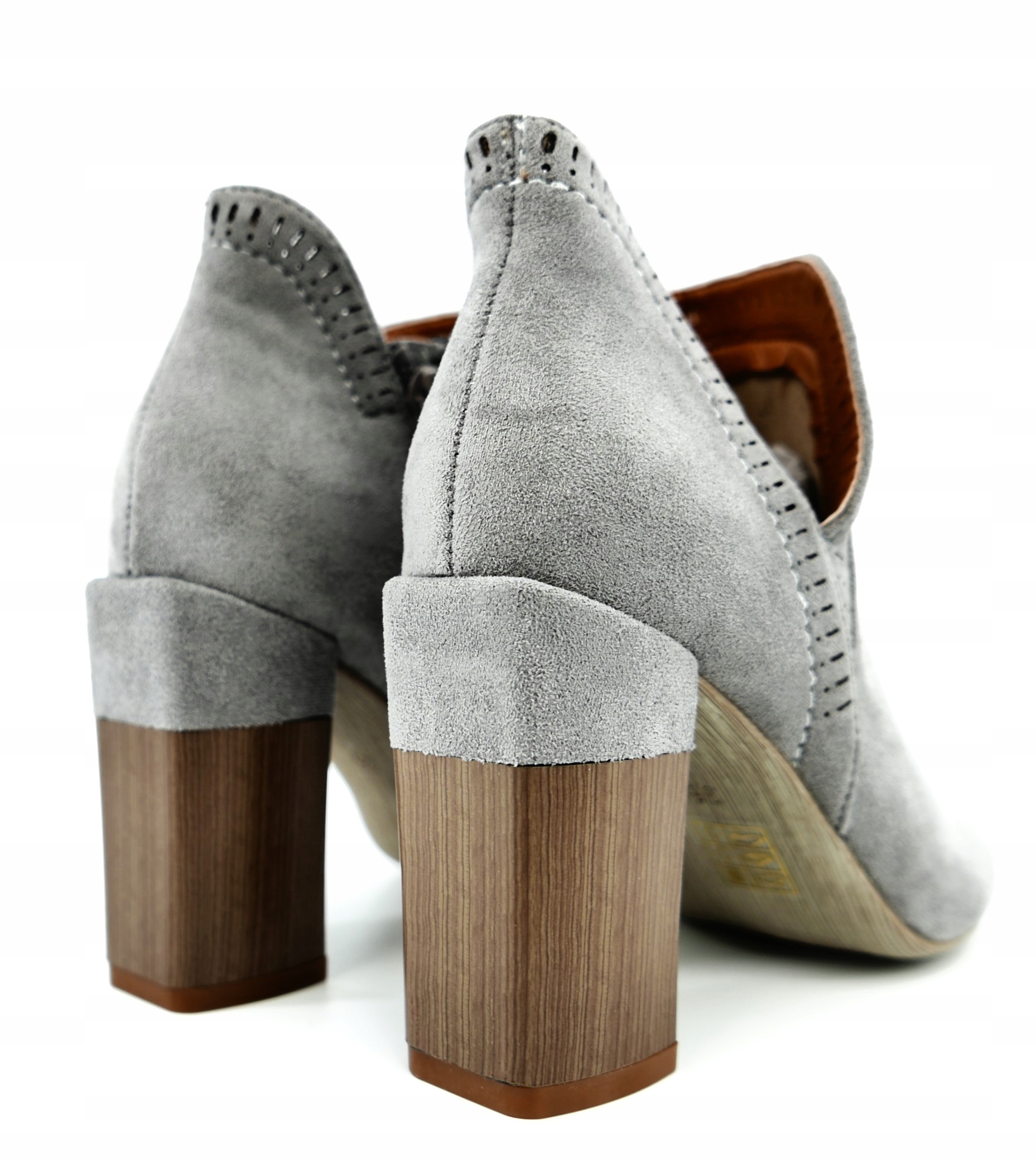 BELLA PARIS BOTKI NA SŁUPKU SZARE SZPIC R39 Marka BELLA PARIS