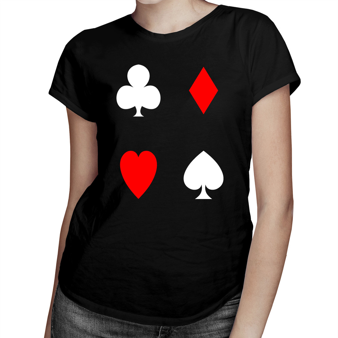 

Playing Cards - trefl, pik, kier, karo - dla niej