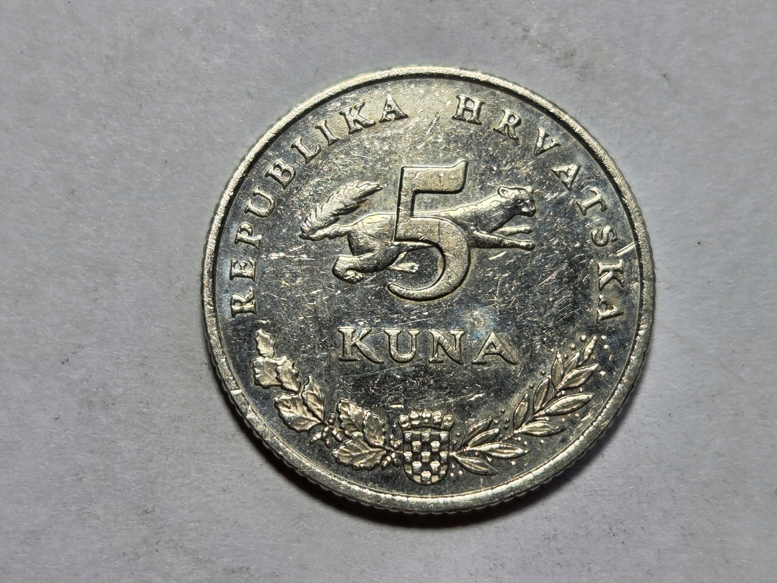 Chorwacja 5 kuna 2017 rok -NR2000