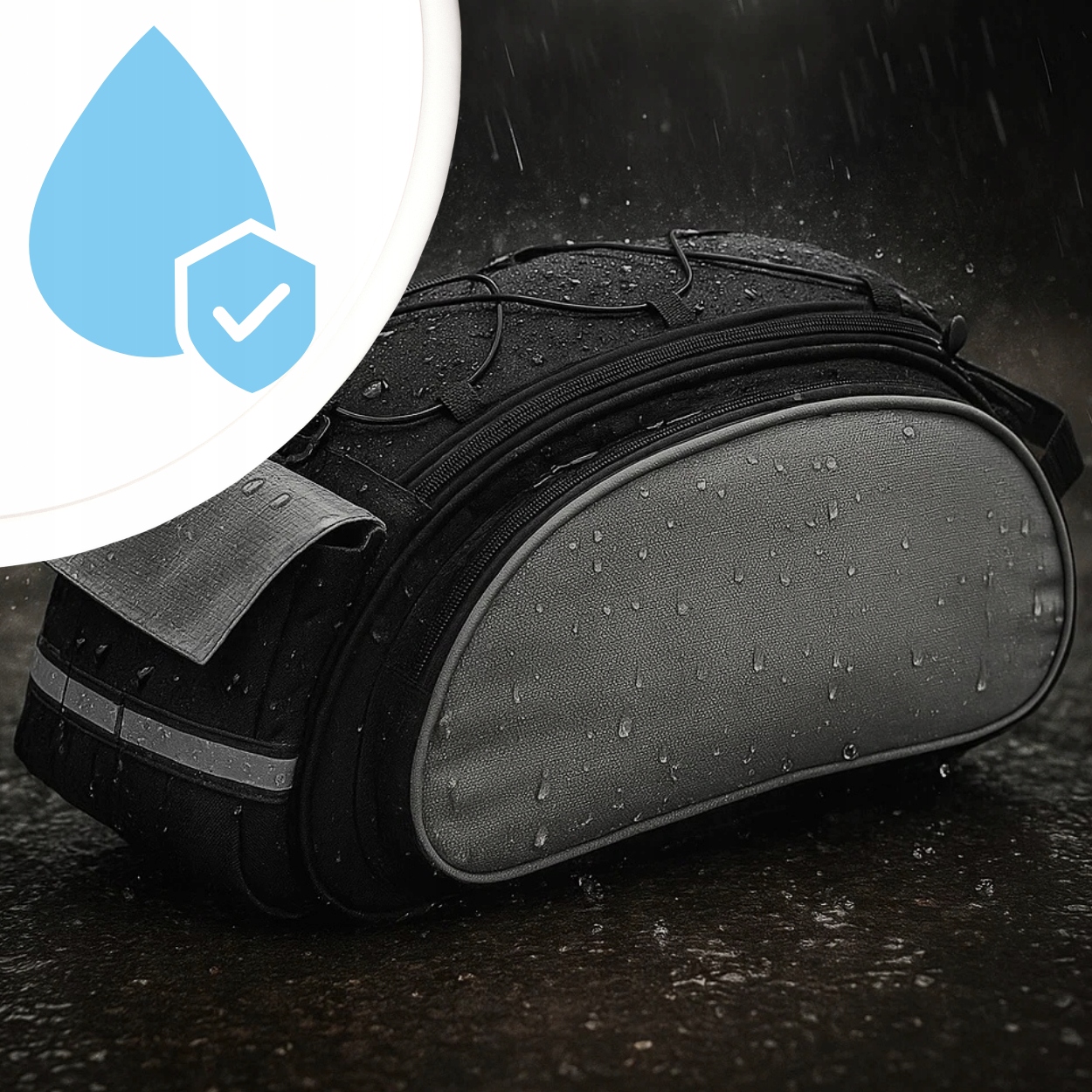 SAKWA ROWEROWA TORBA TURYSTYCZNA DUŻA NA BAGAŻNIK KUFER NA RAMIĘ DO ROWERU Marka MEMFLOW