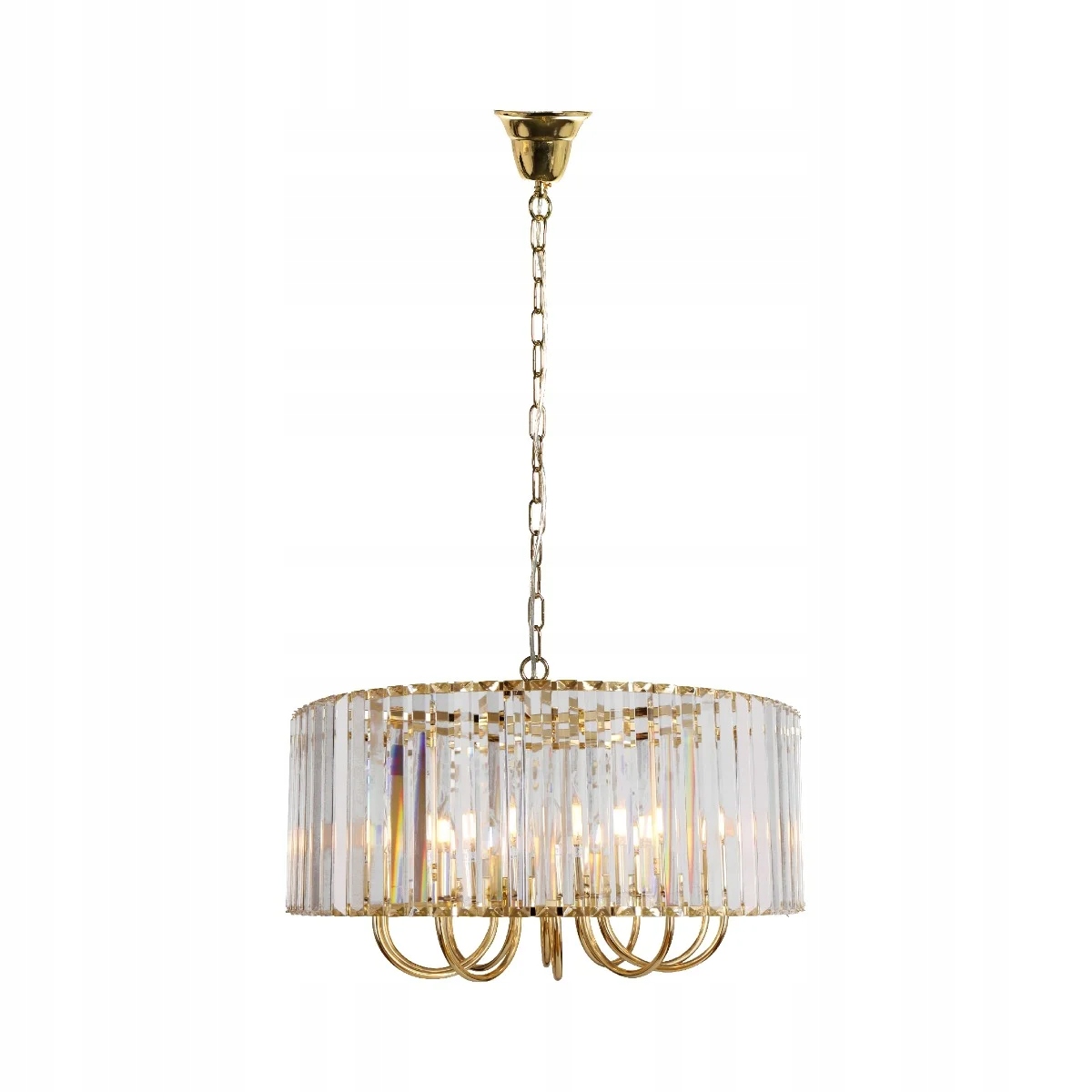 Křišťálový lustr Zuma Line Paris zlatý 10xE14, elegantní design