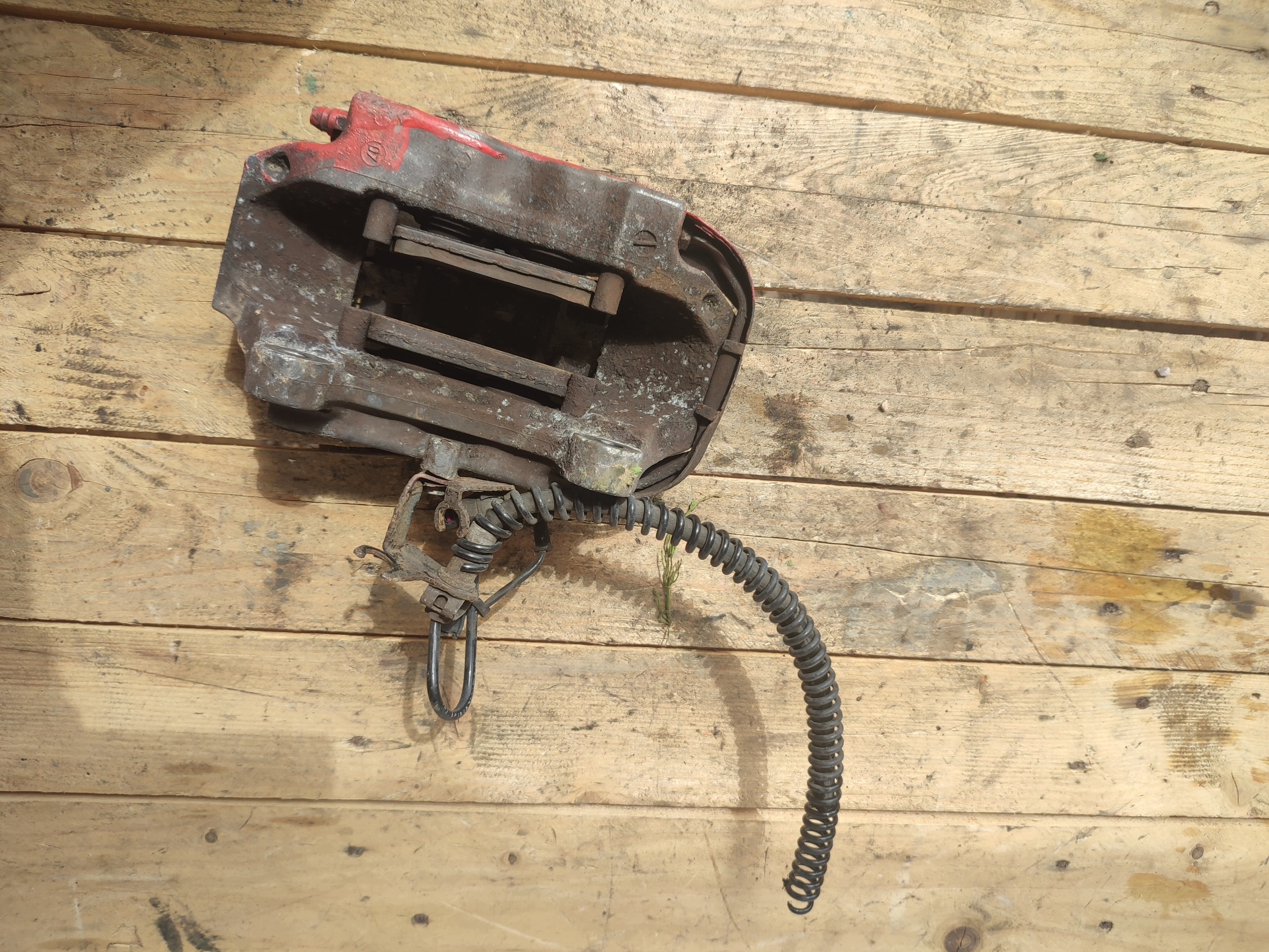 caliper brake right rear part audi q7 4l 3.0 tdi