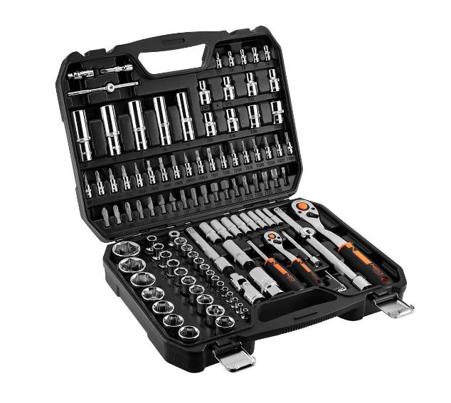 Sada nástrčných kľúčov Torx 1/4, 1/2 palca Neo 10-066 110ks