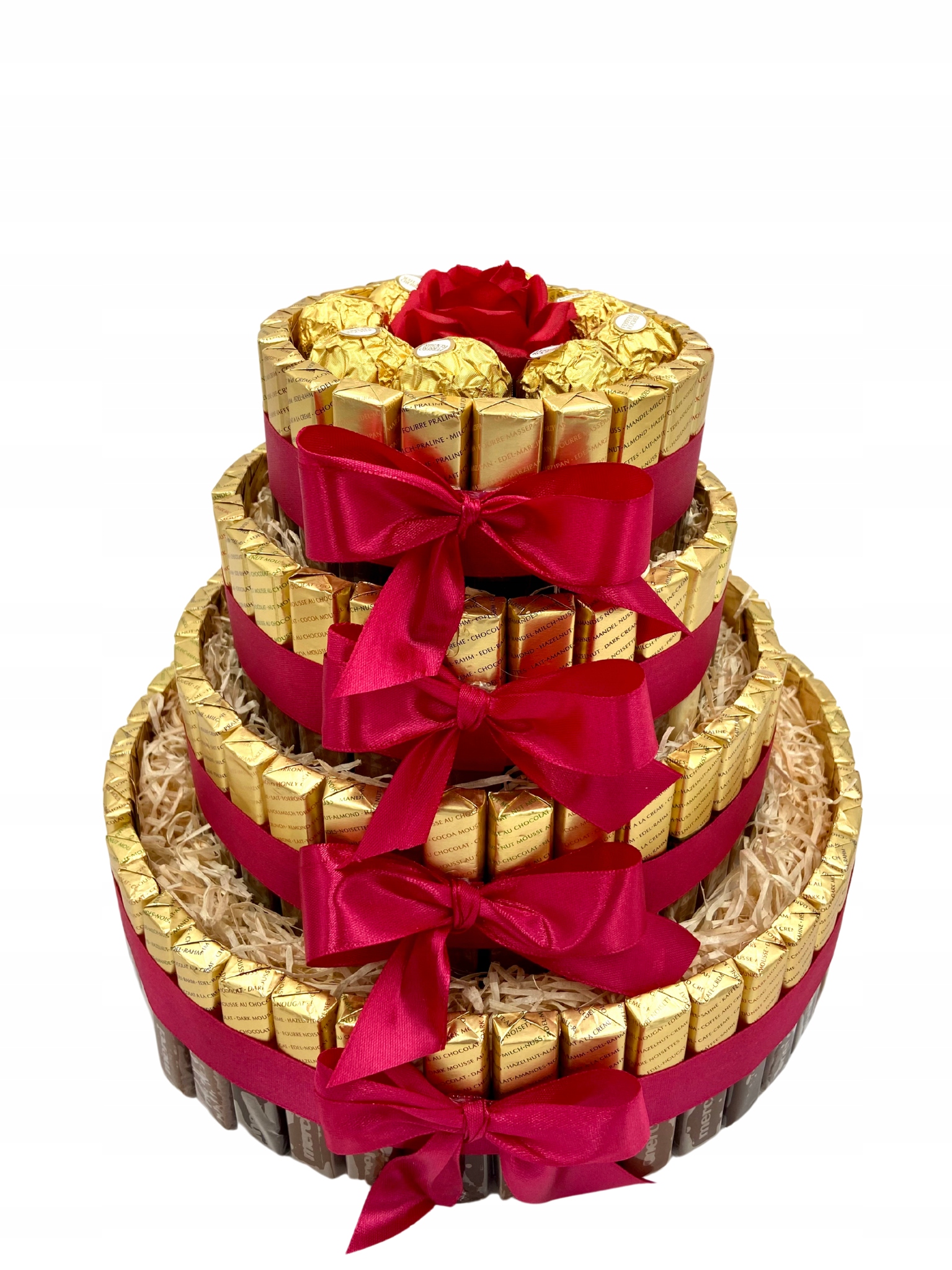 Levně Dort Merci 4 Patra Dárek ke Dni žen Narozeniny pro ni Sladkosti