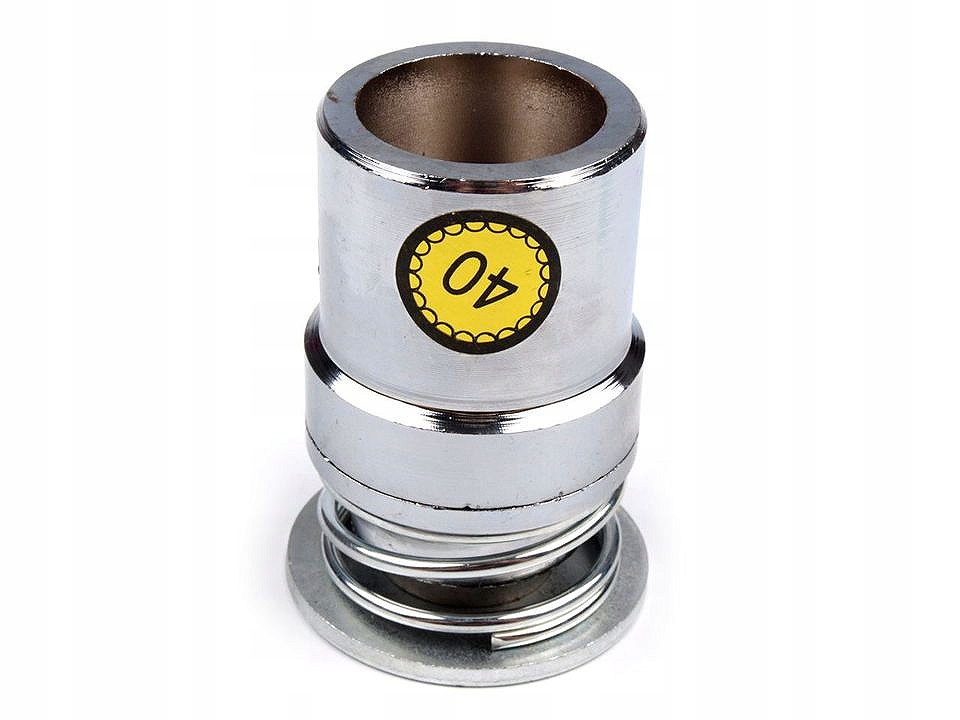 Metalowe guziki tapicerskie kształt okrągły srebrny 1 szt.