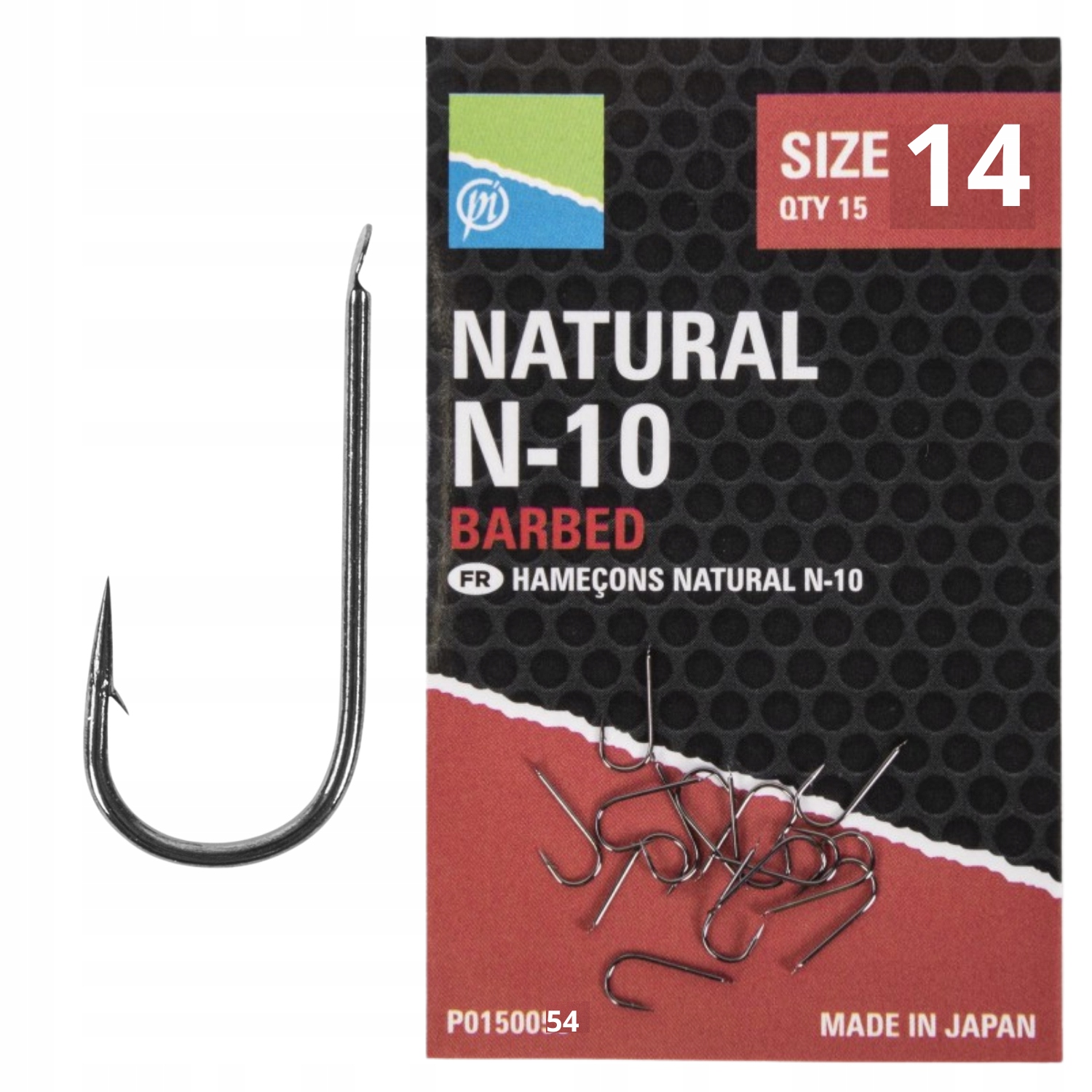 Haczyki Preston Natural N-10 Hooks 14