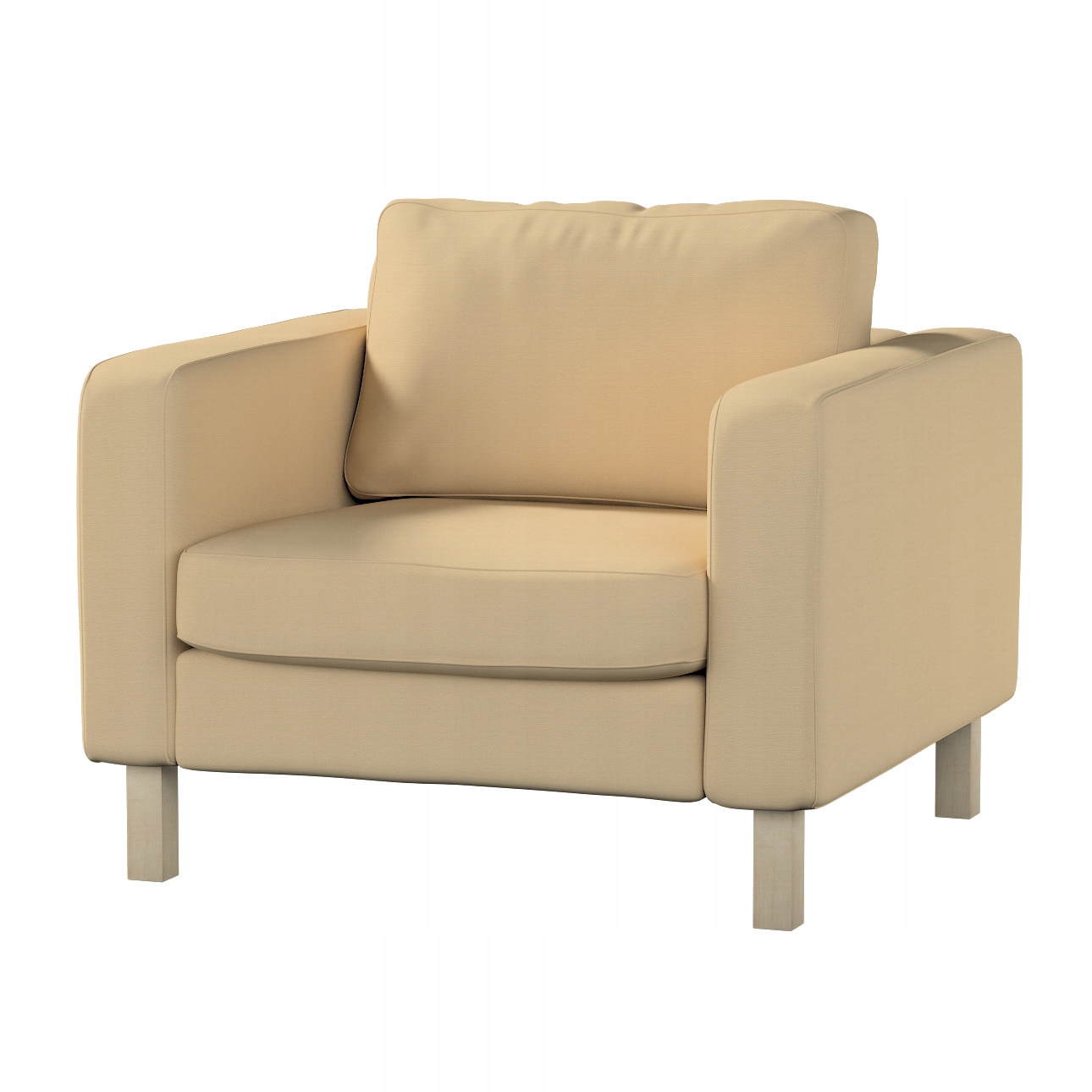 Dekoria Poťah na kreslo Karlstad Ikea béžový