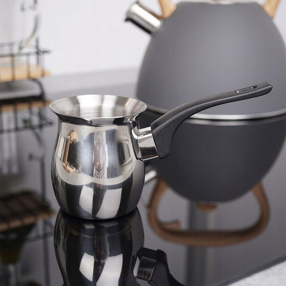 Tygielek STALOWY do parzenia kawy po turecku 200ml ACER Materiał stal