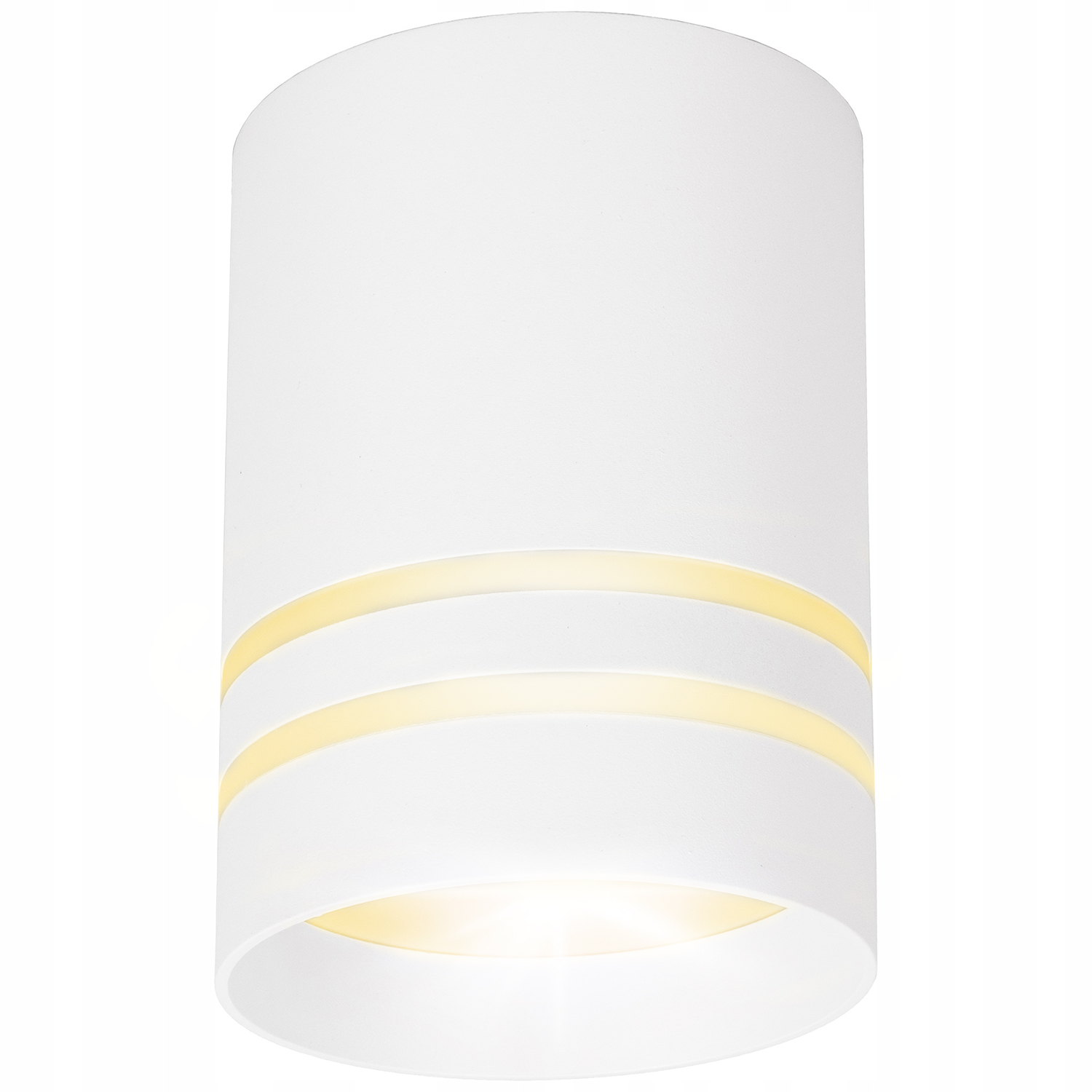 OPRAWA HALOGENOWA natynkowa TUBA LED GU10 80x100mm sufitowa BIAŁA spot