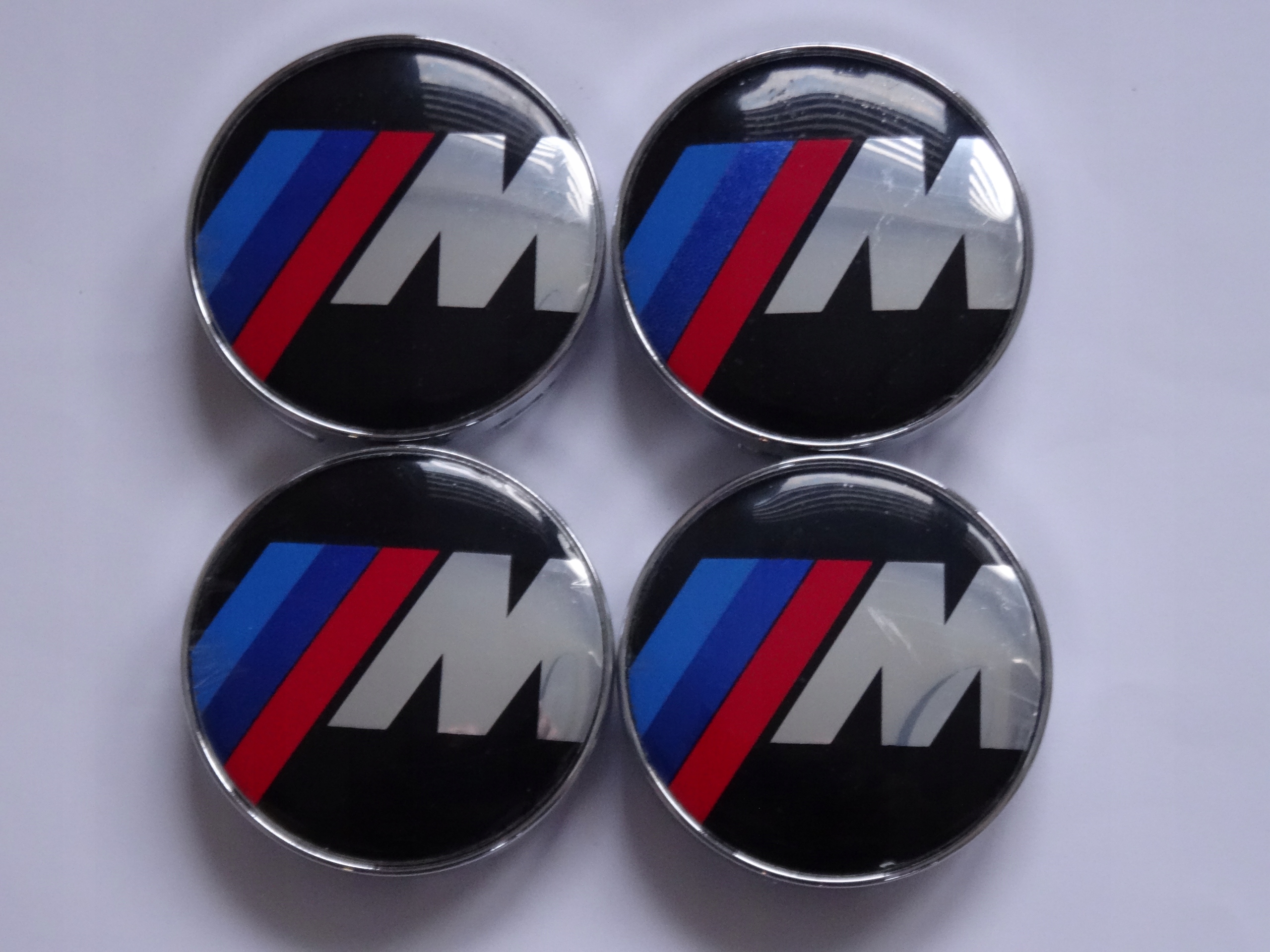 

4x Dekielki Dekle Emblematy felgi Bmw Mpower 60 mm