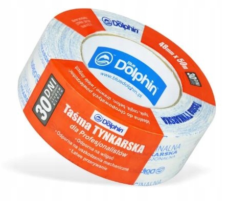 

Taśma Tynkarska Biała Blue Dolphin 38MM 30 Dni