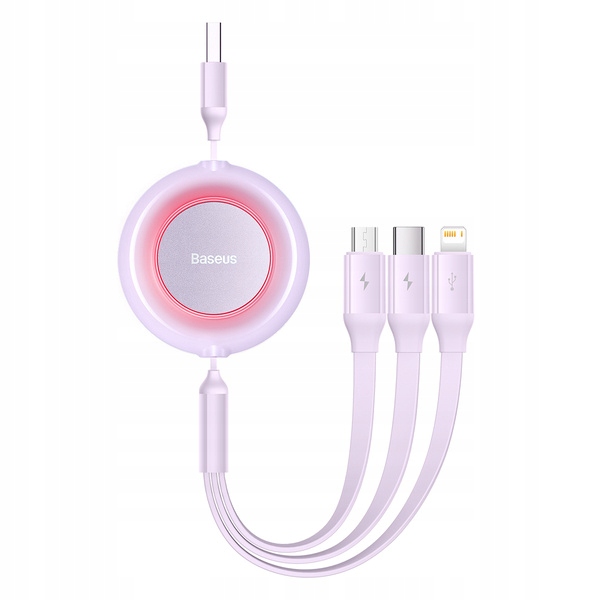 

Baseus Kabel 3W1 Usb Micro Lightning Usb-c 3.5A
