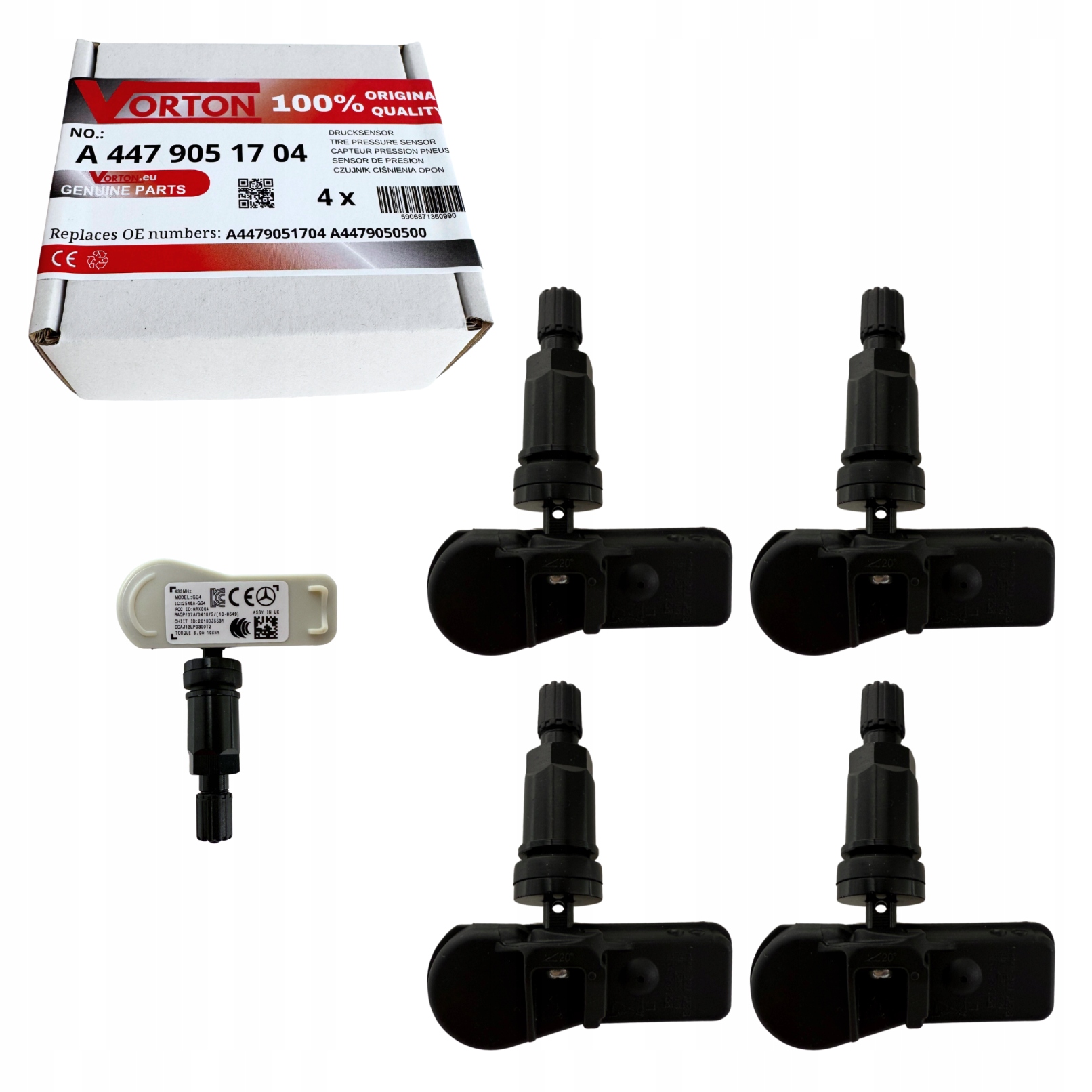 Senzory Tlaku Vzduchu Pre Kolesá Pneumatík Tpms Mercedes Vito W447 Tourer