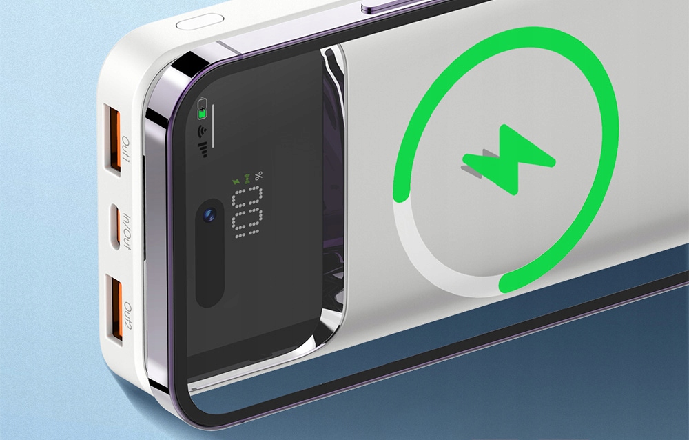 LDNIO WYTRZYMAŁY POWERBANK 10000MAH 2X USB-A, USB-C 22,5W SZYBKI Q.C 3.0 Napięcie nominalne 5 V