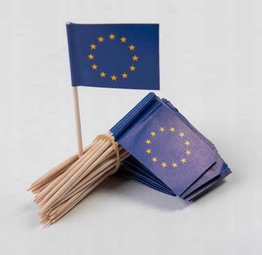 Wykałaczki Pikery flaga Unia Europejska Unii UE 50 sztuk