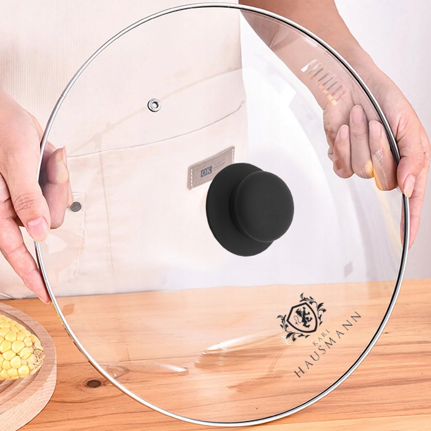 POKRYWKA POKRYWA ŻAROODPORNA KUCHENNA GASTRONOMICZNA DO GARNKÓW 32 cm Marka Karl Hausmann