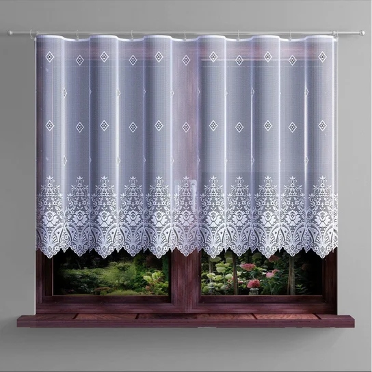 Mg Záclona 660/77 Bílá 500x160 hotová obšitá Bt M