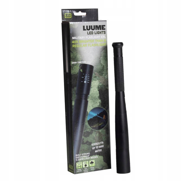 

Mocna latarka Led taktyczna wodoodporna Lumme