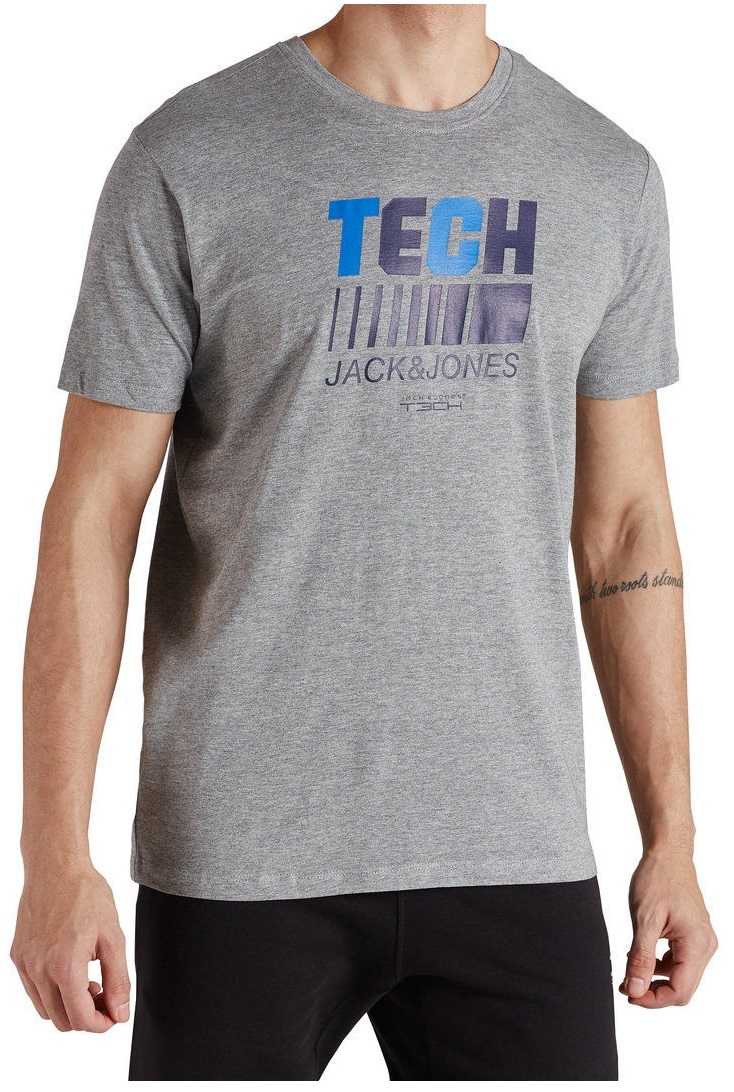 

Jack Jones Tech Sportswear grey T-shirt logo _ L