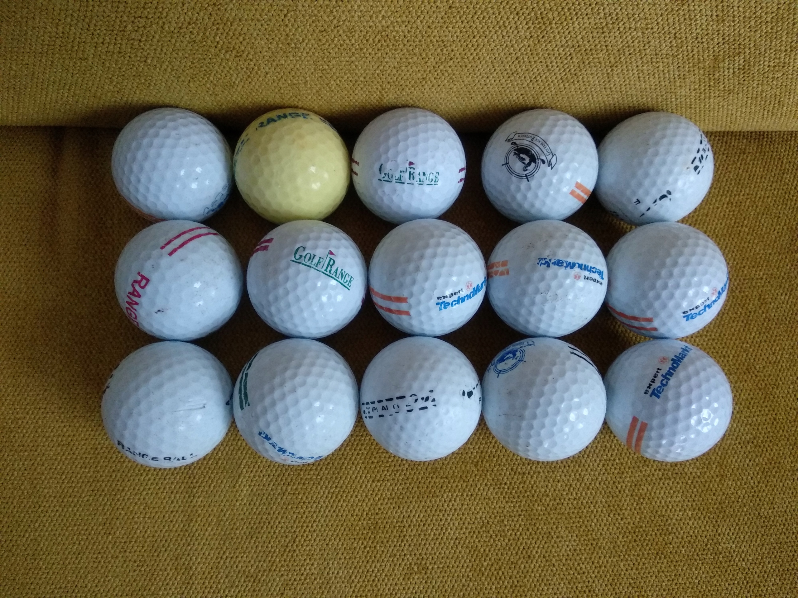 Мячи для гольфа 15 шт. / (Набор), гольф, мяч