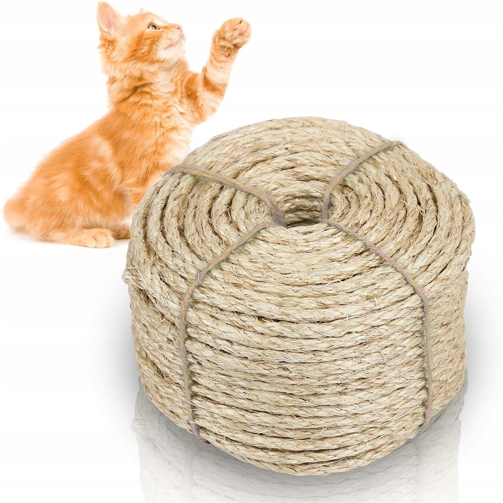 Levně Jutové Lano Šňůra Na Škrabadlo 8 MM 100 M