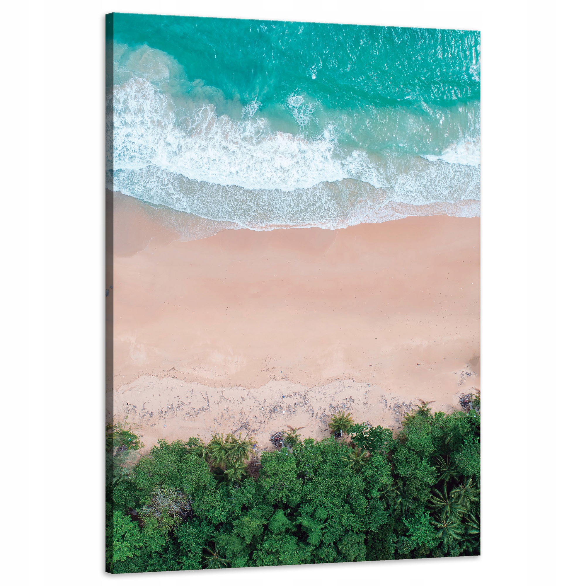 Obraz na plátně Pláž Moře Vlny Voda Příroda 60x90 cm Ideální jako dárek