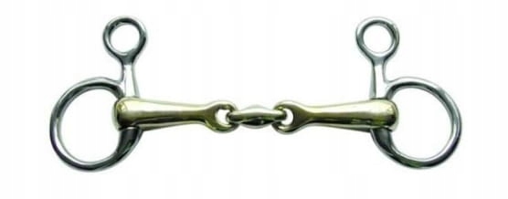 Wędzidło zwykłe HKM Baucher argentan 16mm 14.5