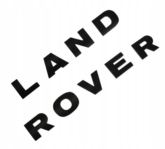

Emblemat Napis Znaczek Land Rover Czarny Połysk
