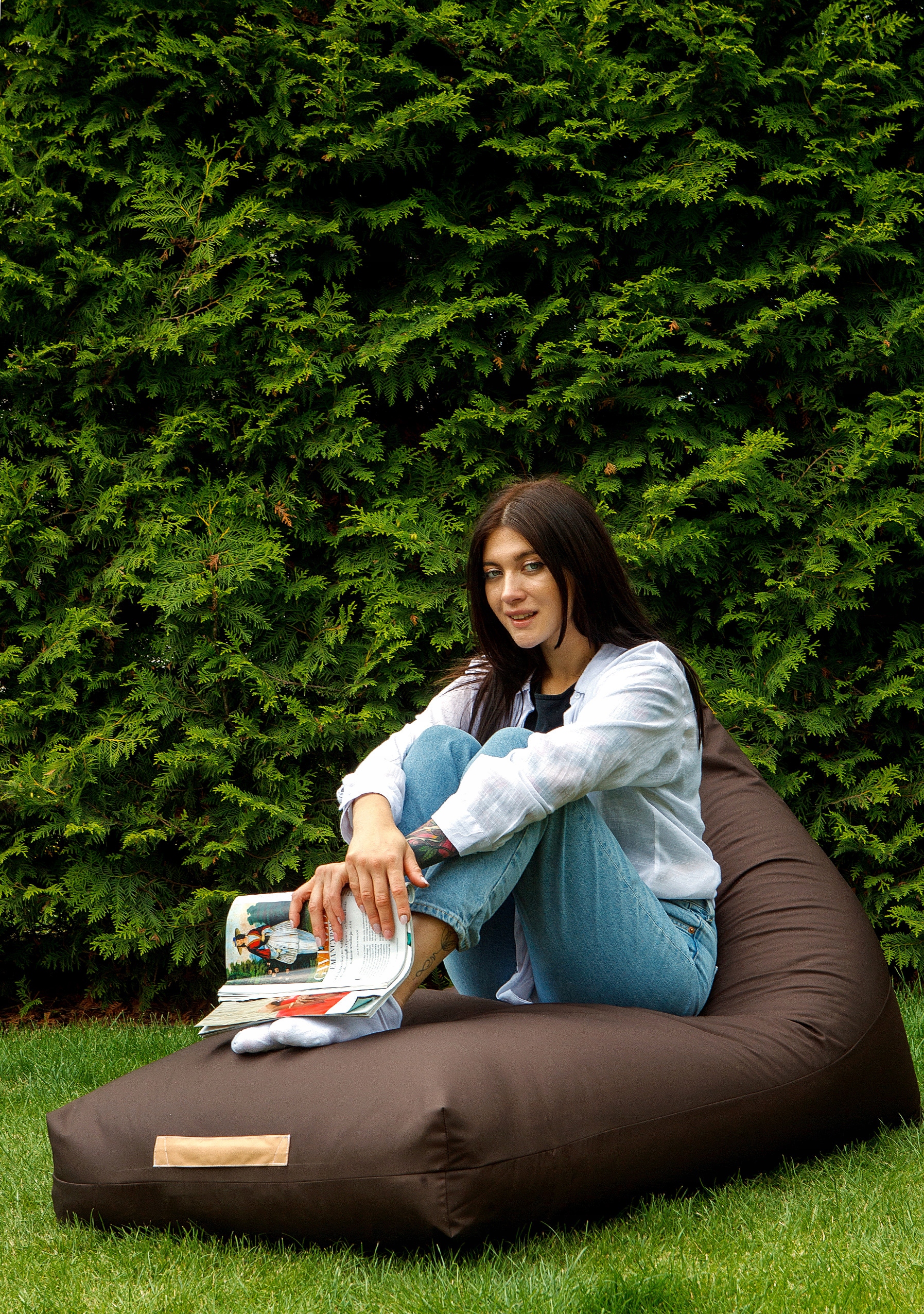 Pufa SOFA sako leżak na taras balkon 160x100 3XL Wysokość mebla 90 cm