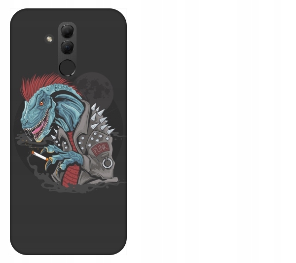 

Etui pokrowiec Huawei Mate 20 Lite Punk dinozaur