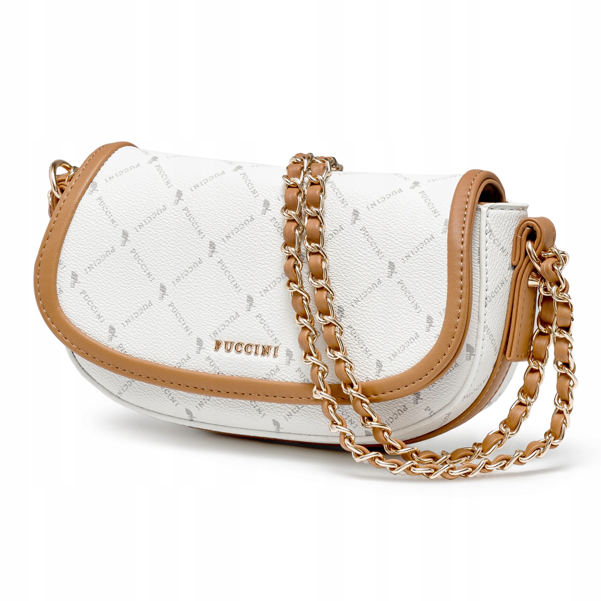 Dámská kabelka Přes Rameno na řetízku Ekokůže Bílá Puccini BLXP0051M-0