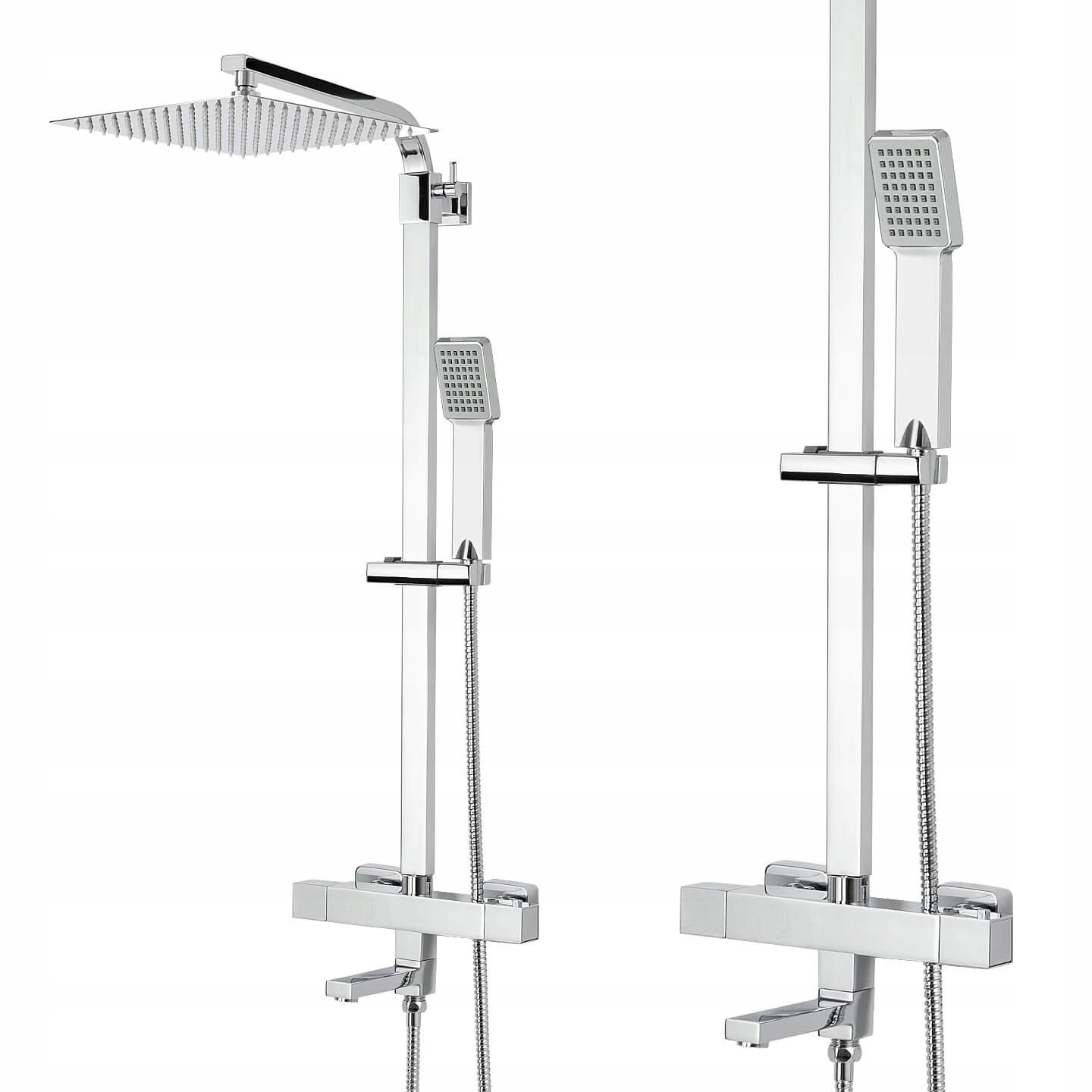 Sprchová Súprava Termostat Skladacia Výtoková Vaňa Kúpeľňový Stĺp