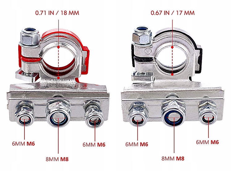 KLEMY KLEMA DO AKUMULATORA CYNKOWE FIAT DUCAT Typ samochodu 4x4/SUV
