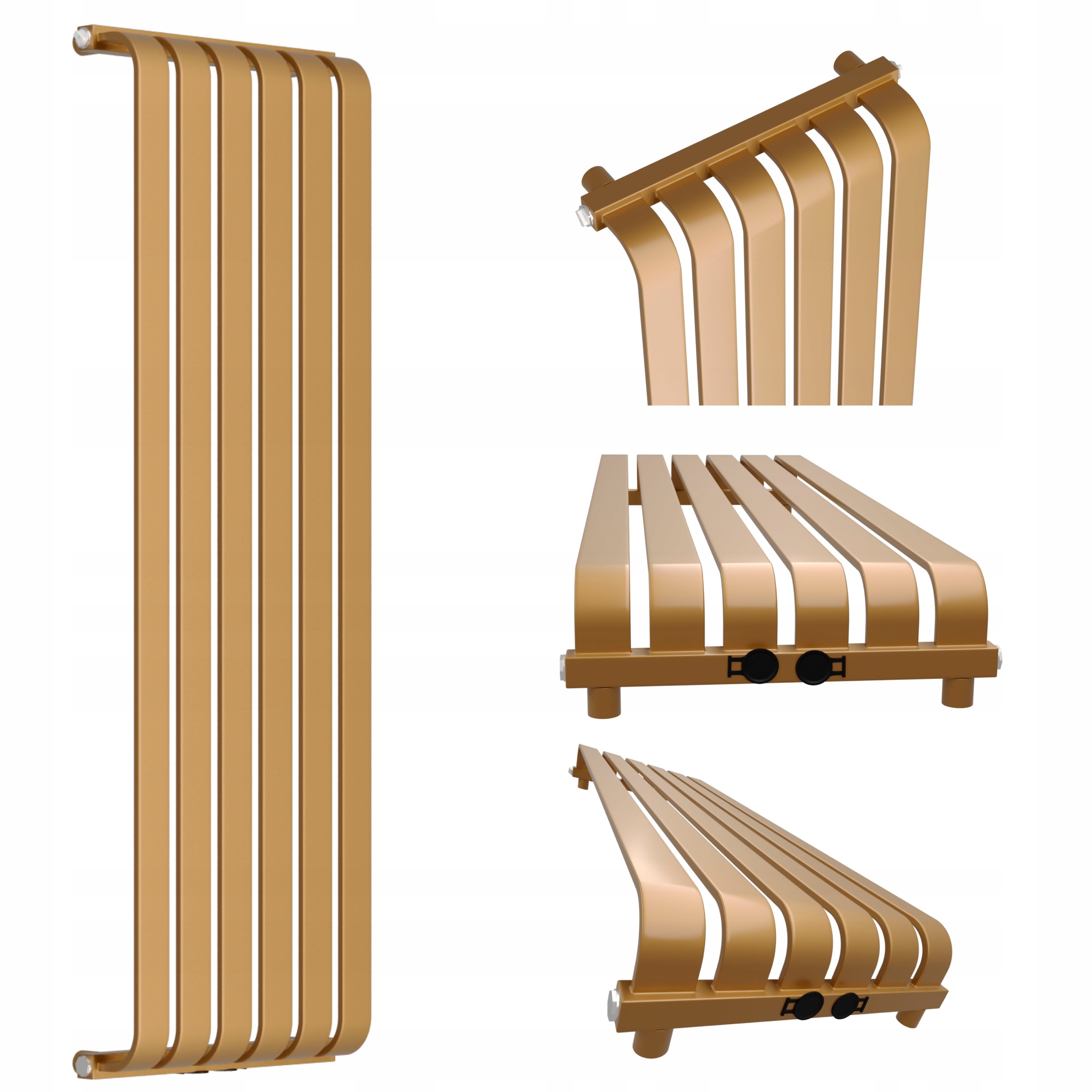 Dekorativní radiátor Amari 120x39 Tmavý Antik