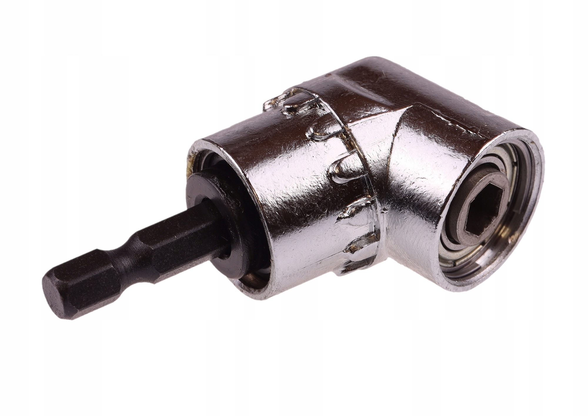 ADAPTER KĄTOWY PRZYSTAWKA UCHWYT NA WKRĘTARKĘ WIERTARKĘ BIT 105 STOPNI 1/4" Marka MiL