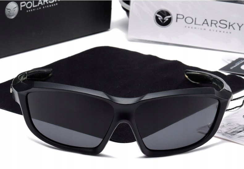 Okulary sportowe PREMIUM POLARIZED rower PolarSky w zestawie — 13