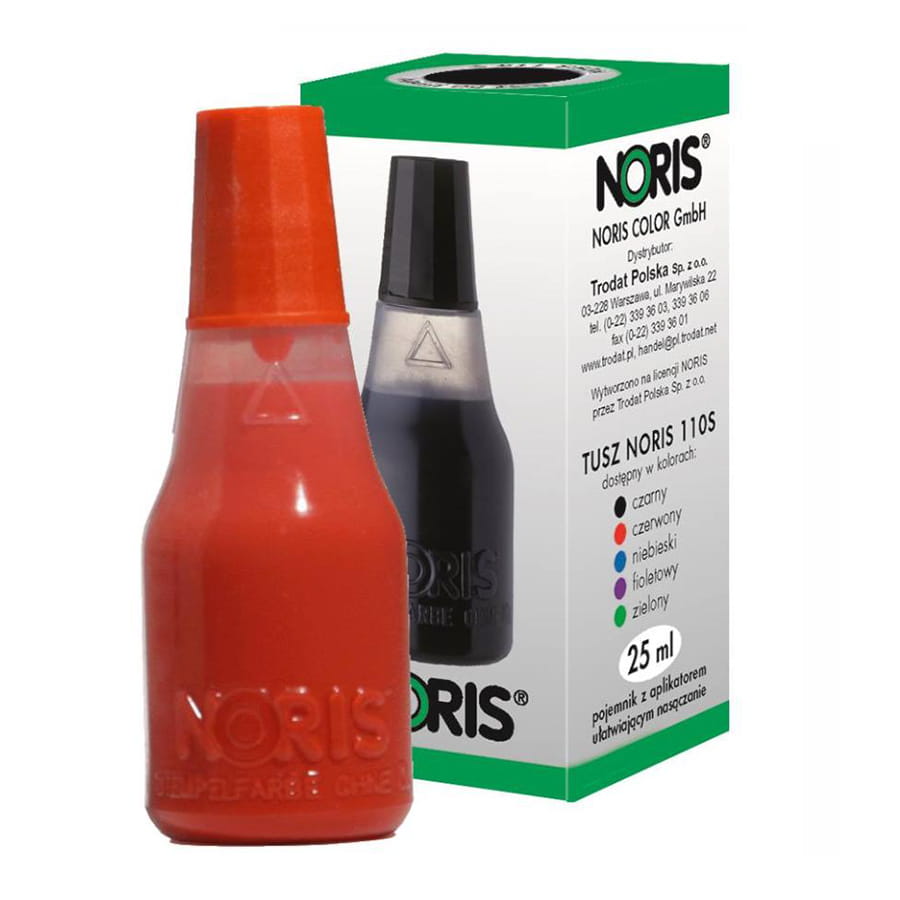 Tusz Do Stempli Czerwony 25ml 110 Noris