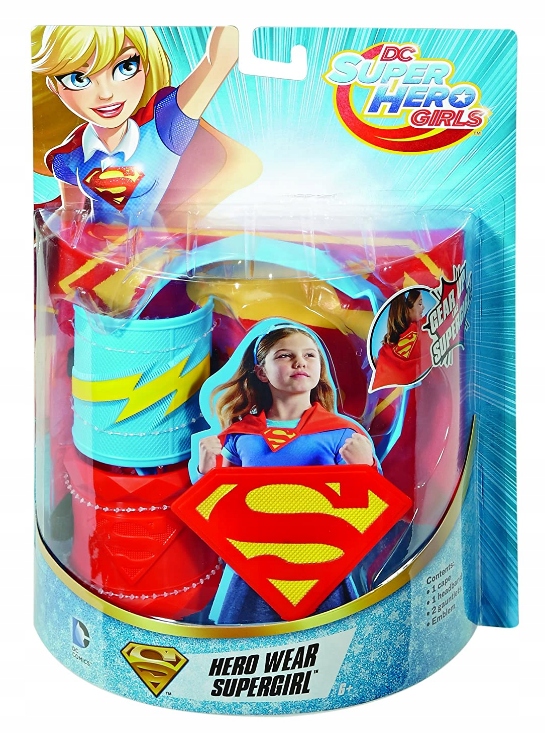 KOSTIUM SUPERBOHATERKI SUPERGIRLS DC MATTEL Płeć Dziewczynki