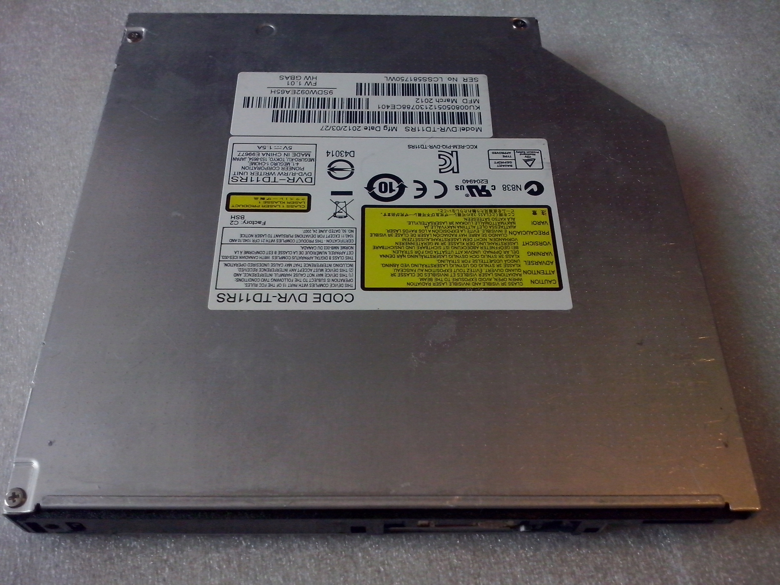 Nagrywarka DVD PIONEER DVD-RW DVRTD11RS (8)