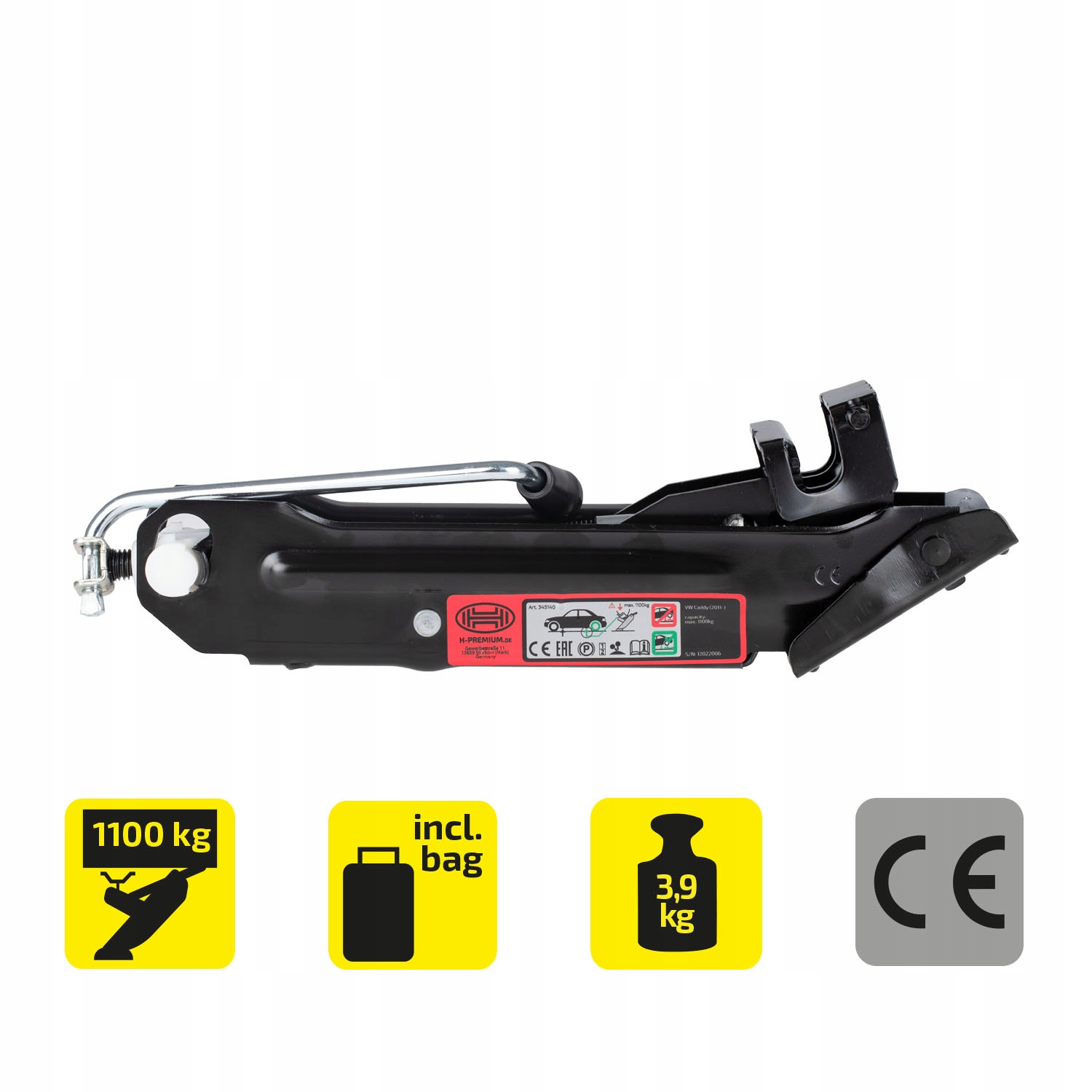 Автомобильный подъемник OEM VW Caddy 1100 кг с 2011 года