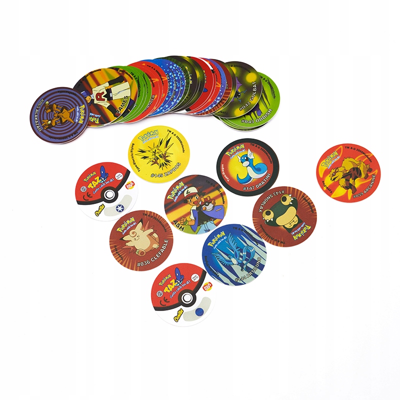 POKEMON TAZO TAZOS 1 СЕРИЯ 30 ШТУК