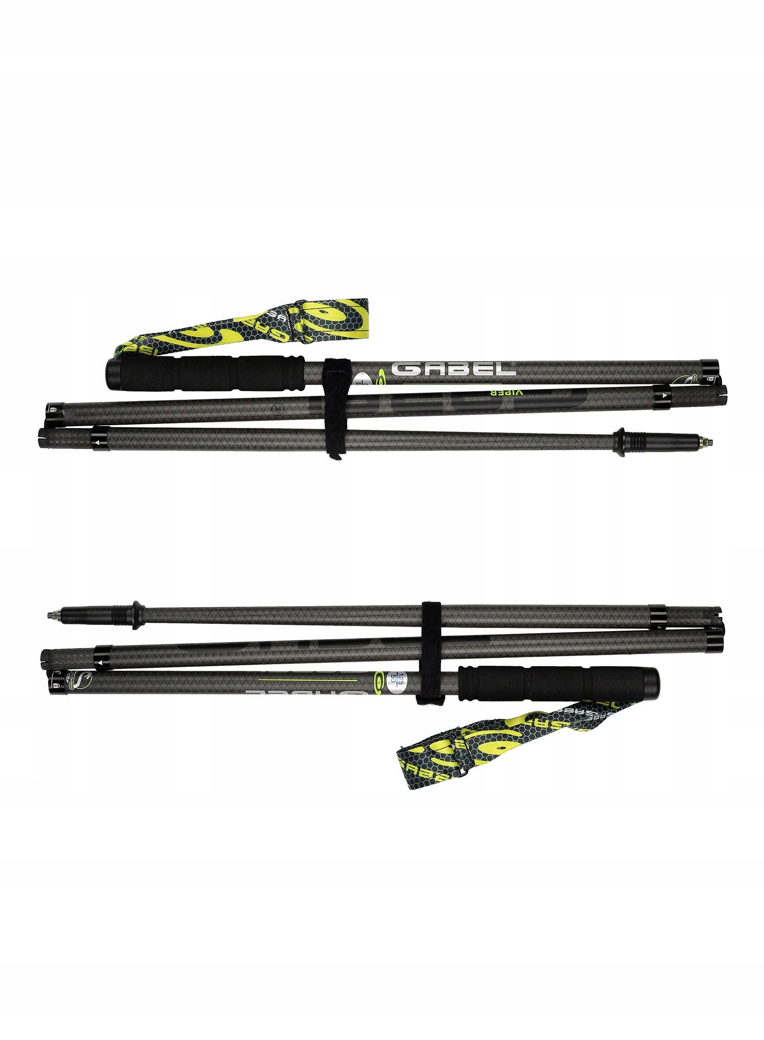 Kije karbonowe Gabel Viper 3s-r 120 cm