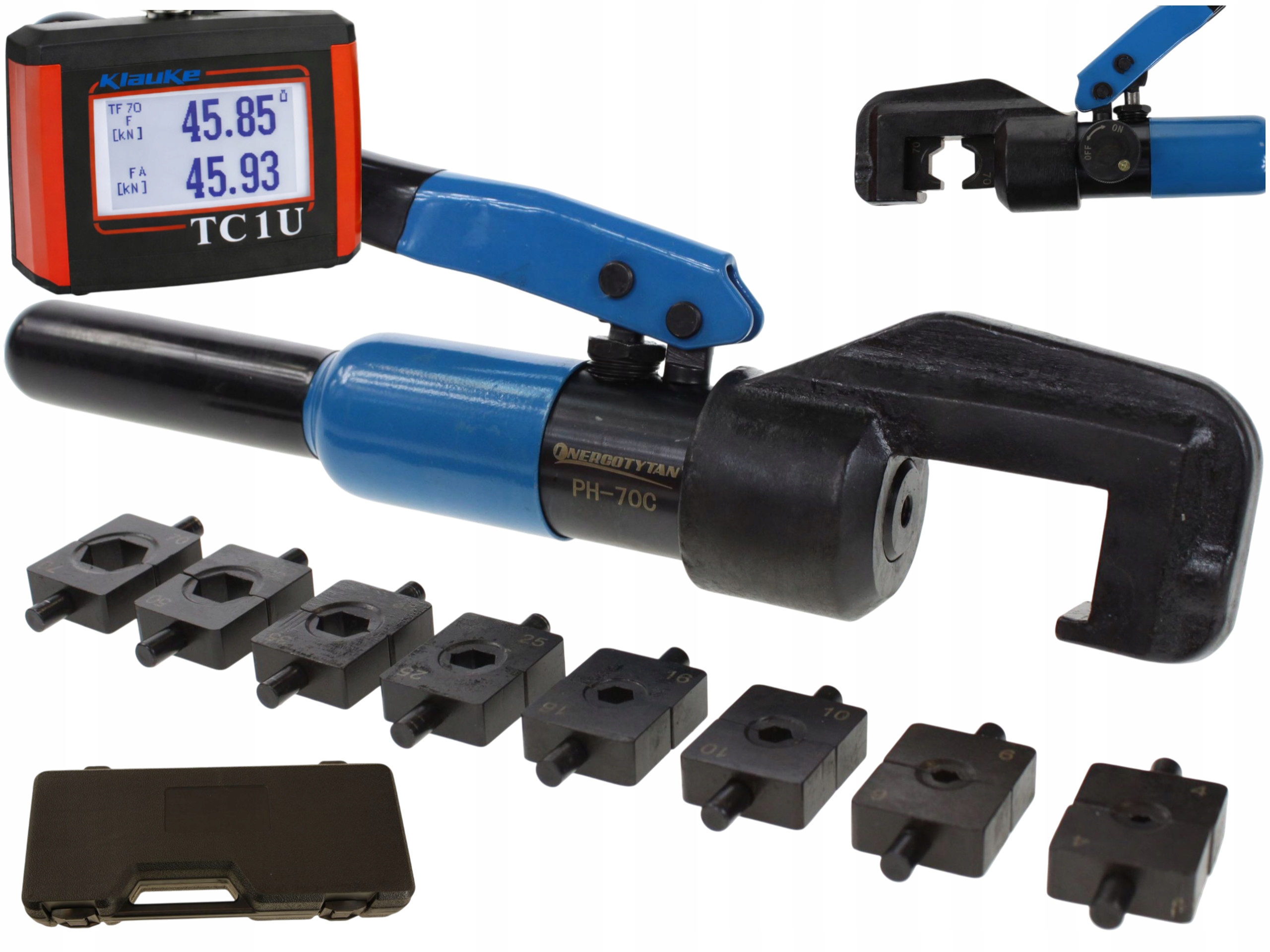 Hydraulický Lis Na Kabely 4-70 PH-70C Energotytan Polský 45