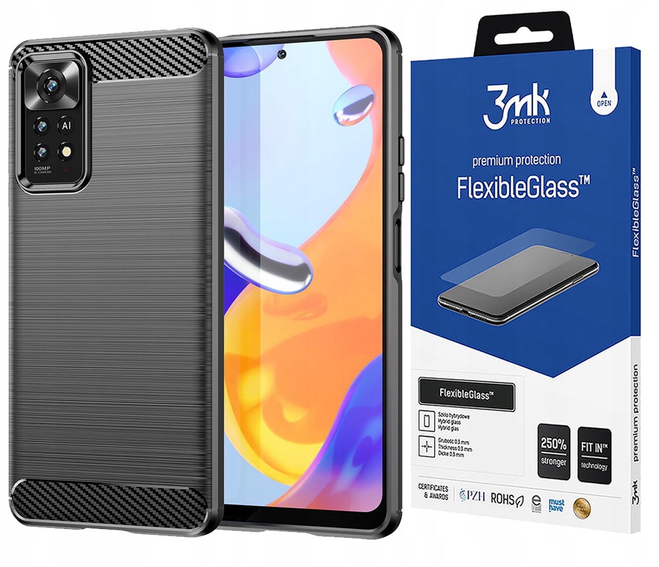 

Etui Casedo Xiaomi Redmi Note 11 Pro 5G +Szkło 3MK