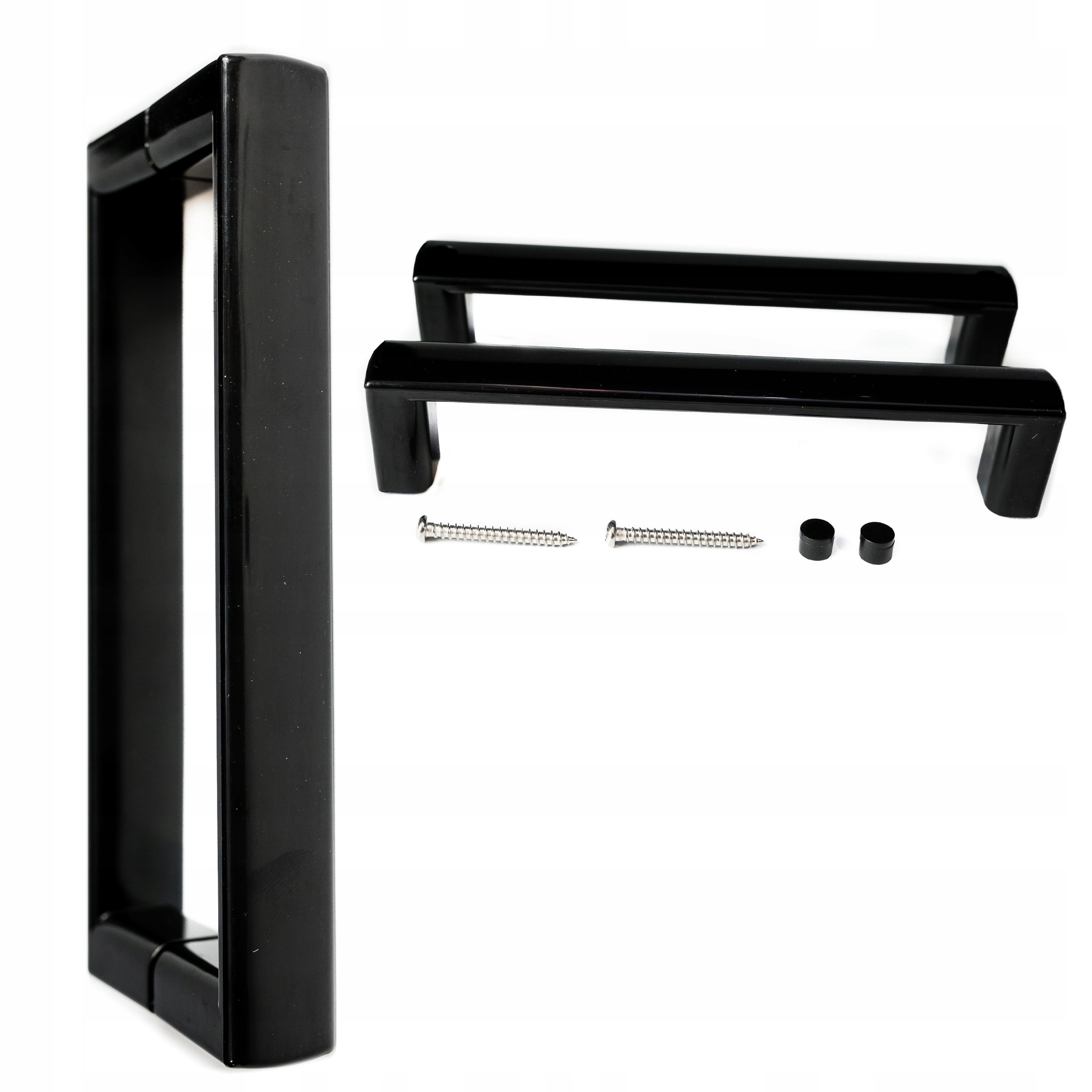 UCHWYT KLAMKA do kabiny prysznicowej 14,5cm CZARNY